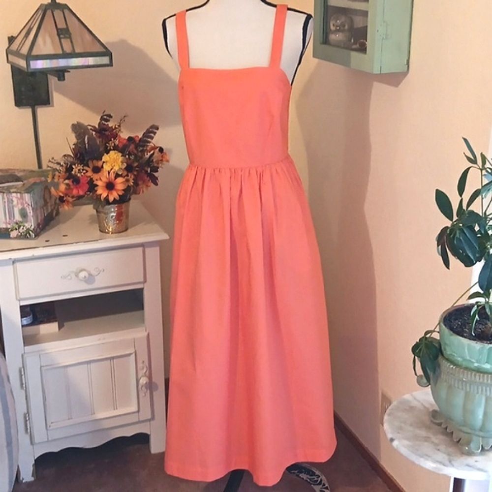 NWT A New Day  Persimmon  Sun Dress.  Coastal Cowgirl,  Tomato Girl,  Twee - Picture 2 of 12